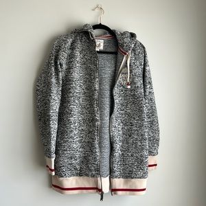 Roots Cabin knit hoodie size L